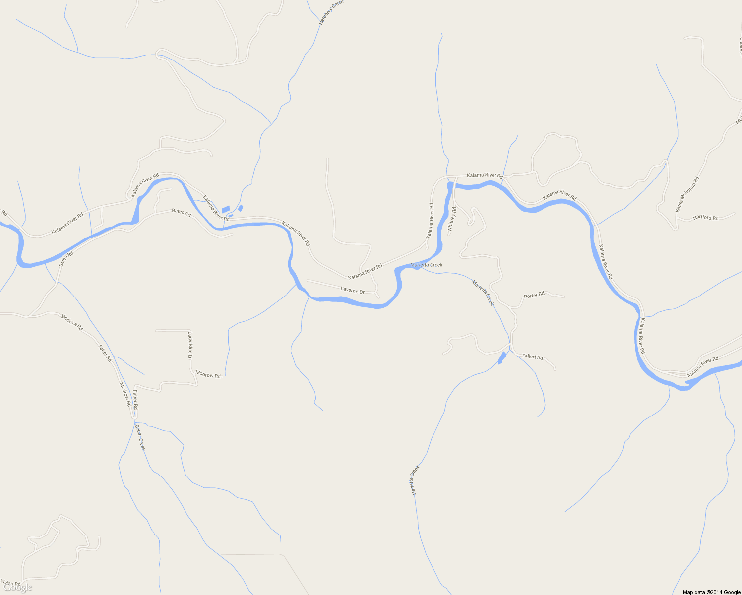 map of restaurants, bars, coffee shops, grocery stores, and more near 211 Laverne Drive in Kalama