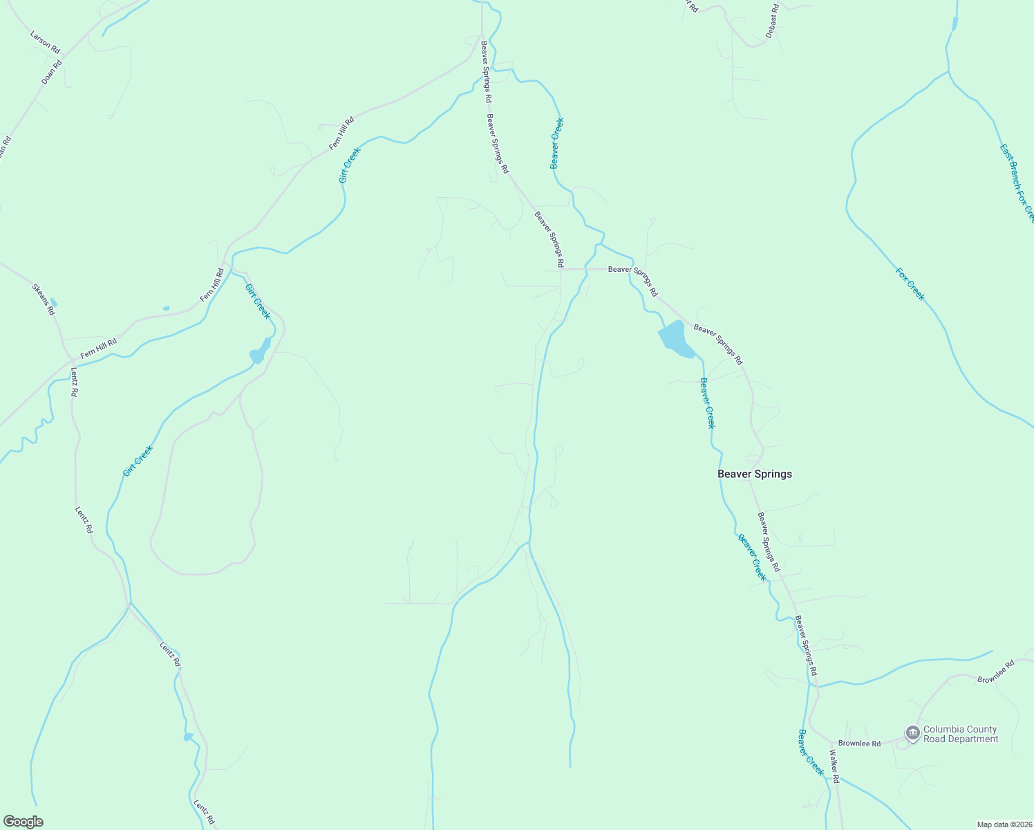 map of restaurants, bars, coffee shops, grocery stores, and more near 73653 Hutchinson Road in Rainier