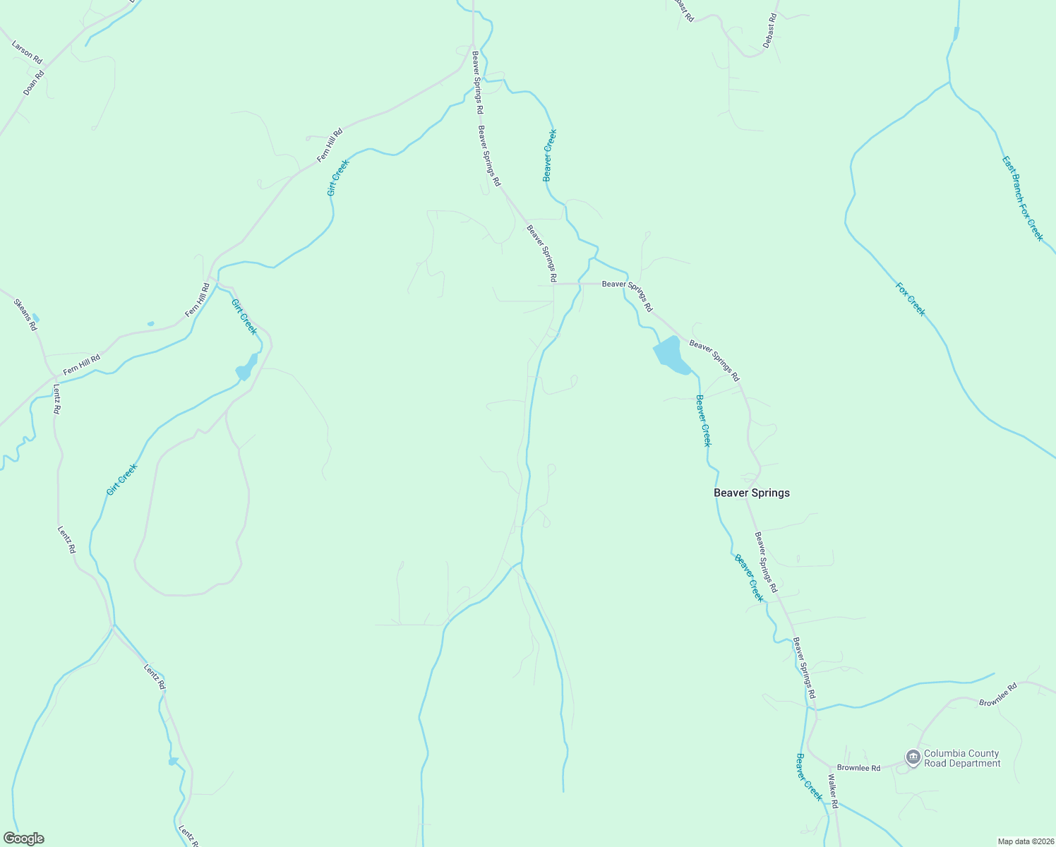 map of restaurants, bars, coffee shops, grocery stores, and more near 73653 Hutchinson Road in Rainier