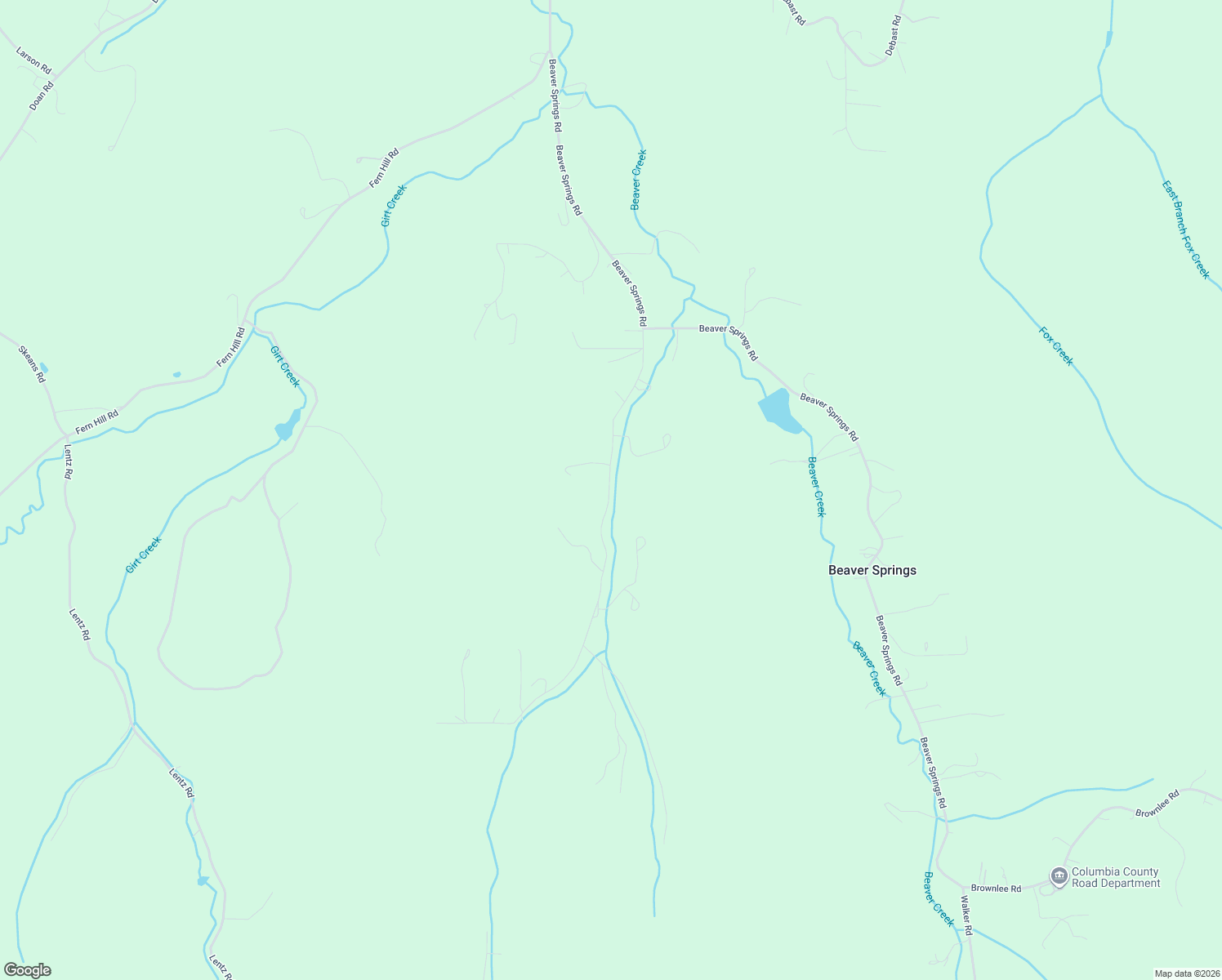 map of restaurants, bars, coffee shops, grocery stores, and more near 73653 Hutchinson Road in Rainier