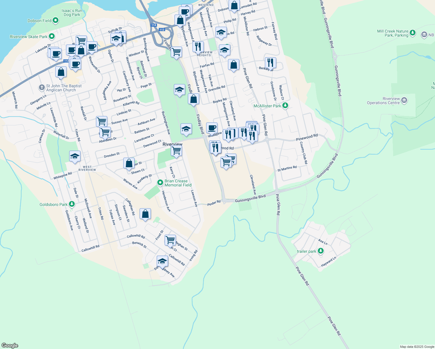 1120 Findlay Boulevard, Riverview NB Walk Score