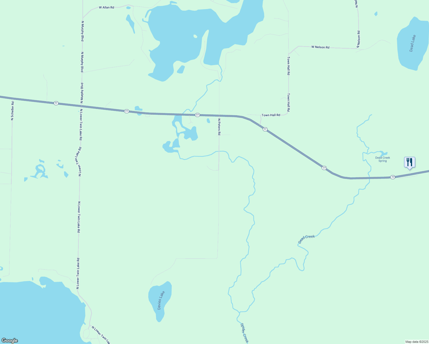 map of restaurants, bars, coffee shops, grocery stores, and more near 11947 North Peters Road in Hayward