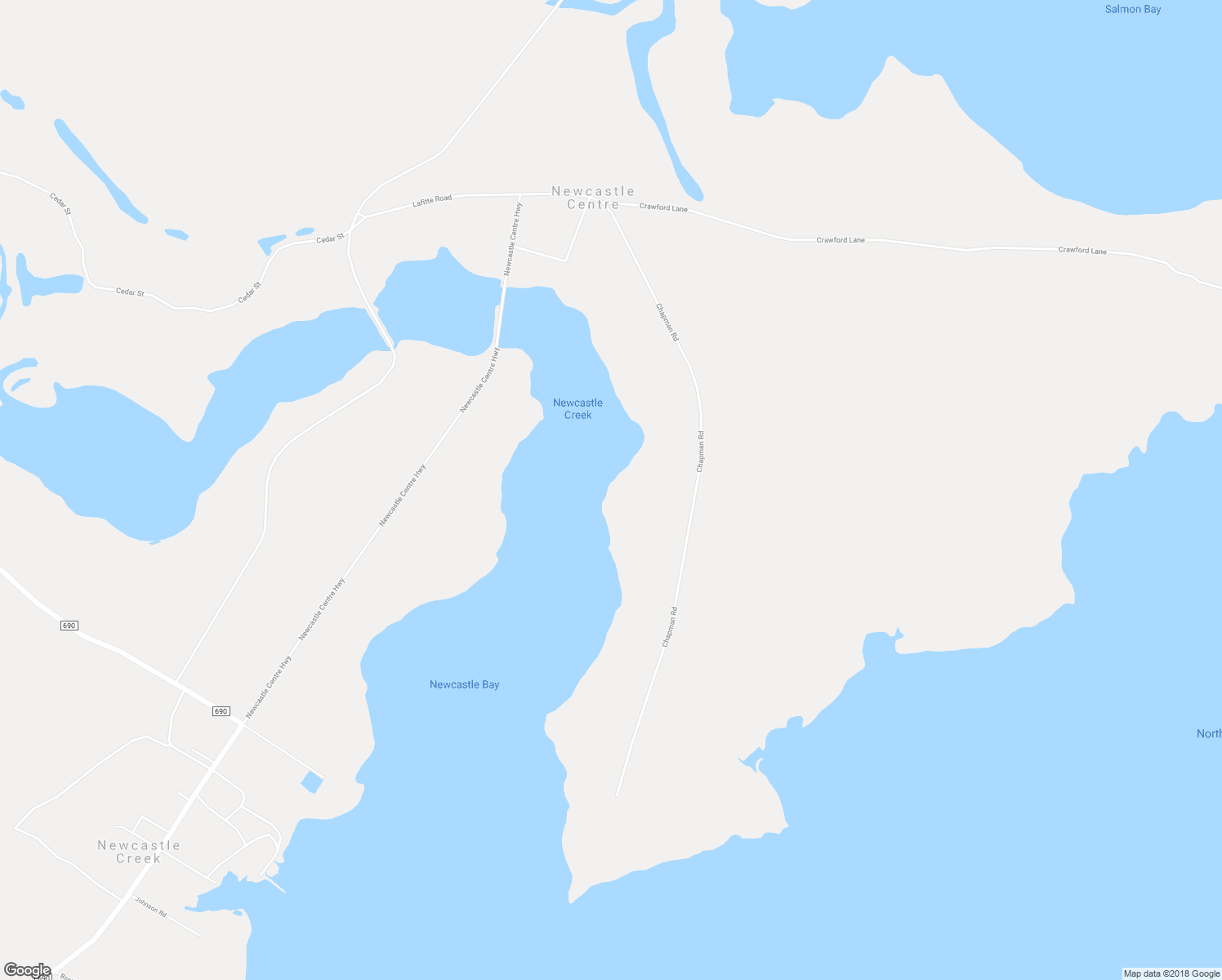map of restaurants, bars, coffee shops, grocery stores, and more near 164 Chapman Road in Newcastle Centre