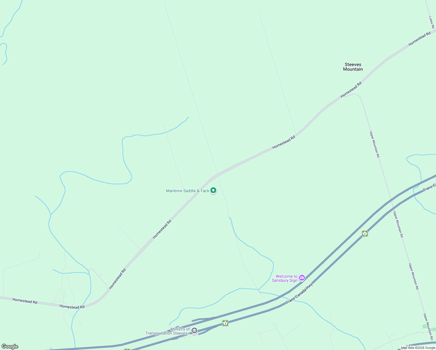 map of restaurants, bars, coffee shops, grocery stores, and more near Homestead Road in Steeves Mountain