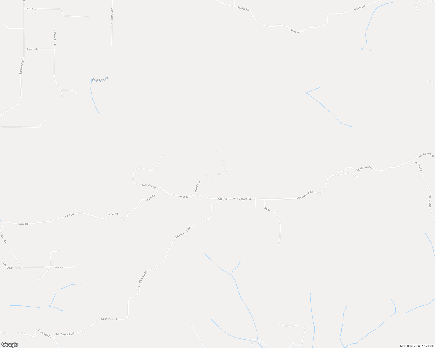 map of restaurants, bars, coffee shops, grocery stores, and more near 399 Peaceful Drive in Kelso