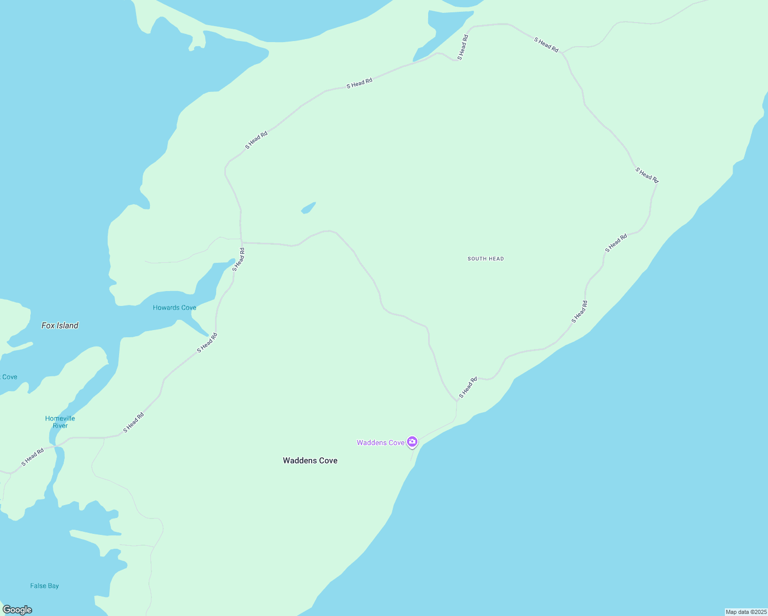 map of restaurants, bars, coffee shops, grocery stores, and more near Waddens Cove Road in Cape Breton Regional Municipality