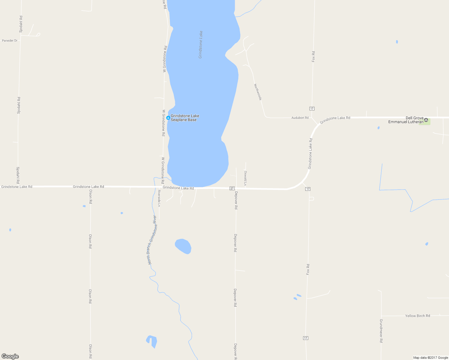 map of restaurants, bars, coffee shops, grocery stores, and more near 52083 Pine Alley in Sandstone