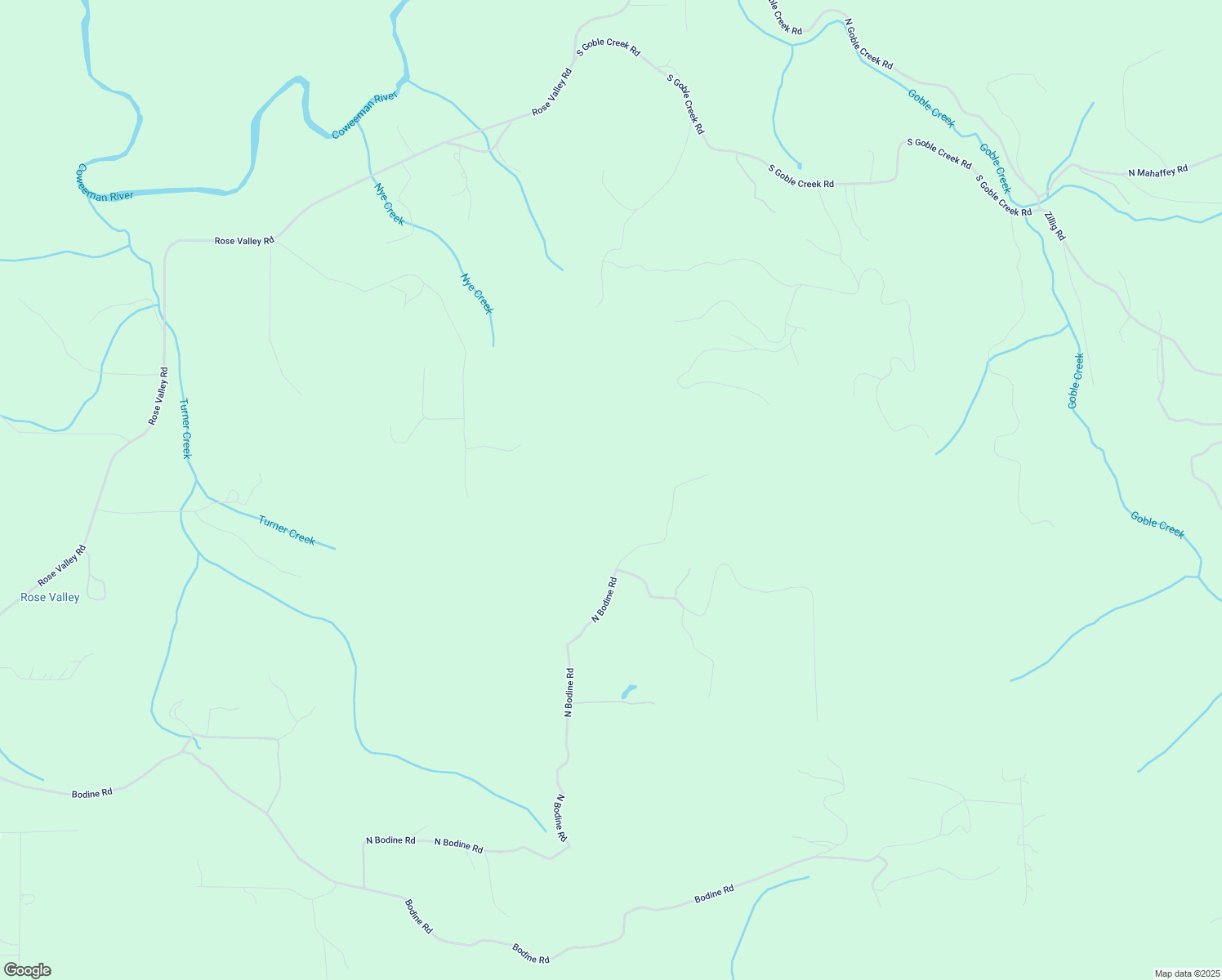 map of restaurants, bars, coffee shops, grocery stores, and more near 821 North Bodine Road in Kelso