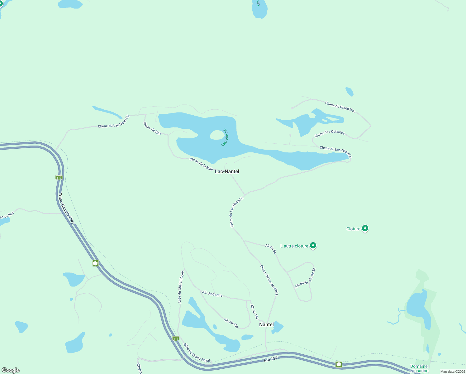 map of restaurants, bars, coffee shops, grocery stores, and more near 79 Chemin de la Baie in Mont-Blanc