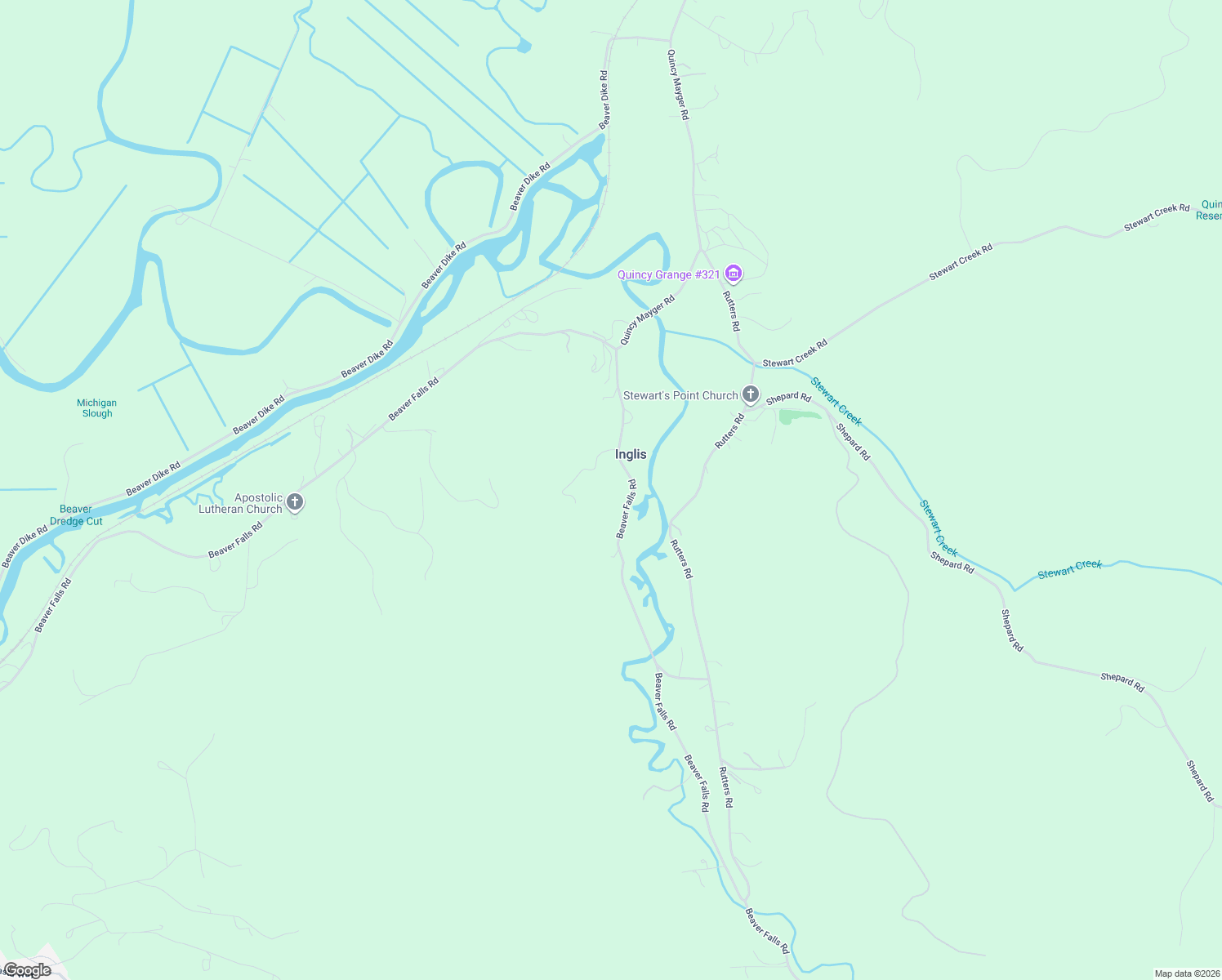 map of restaurants, bars, coffee shops, grocery stores, and more near 77810 Elsie Drive in Clatskanie