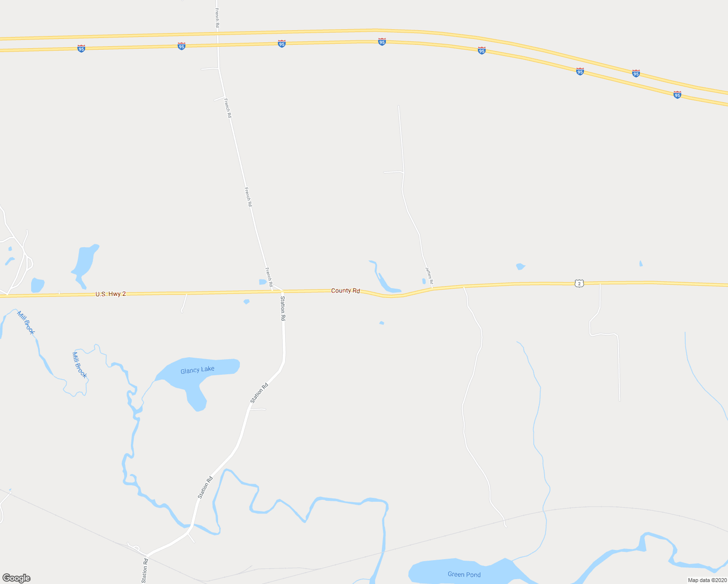 map of restaurants, bars, coffee shops, grocery stores, and more near 1028 County Road in New Limerick