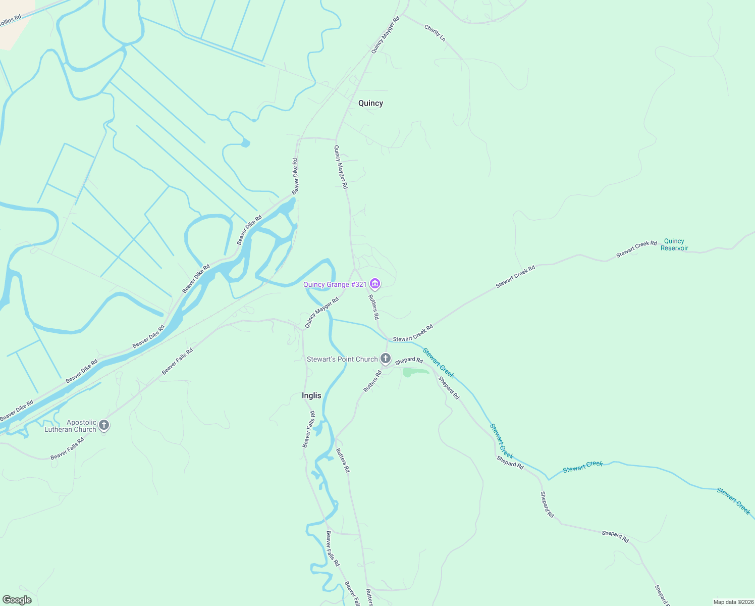 map of restaurants, bars, coffee shops, grocery stores, and more near 19769 Florence Drive in Clatskanie