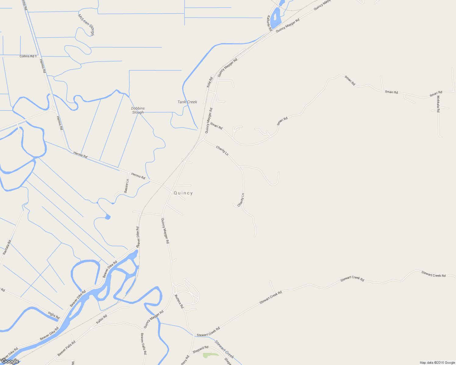 map of restaurants, bars, coffee shops, grocery stores, and more near 79255 Charity Lane in Clatskanie