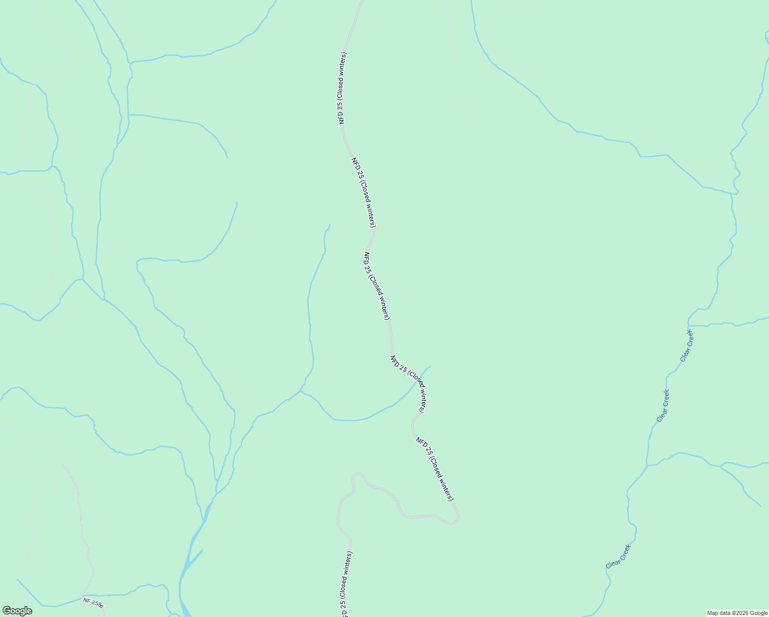 map of restaurants, bars, coffee shops, grocery stores, and more near National Forest Development Road 25 in Cougar