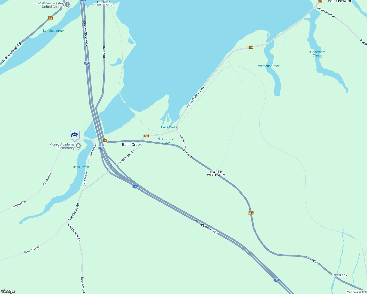 map of restaurants, bars, coffee shops, grocery stores, and more near 1230 Keltic Drive in Cape Breton Regional Municipality