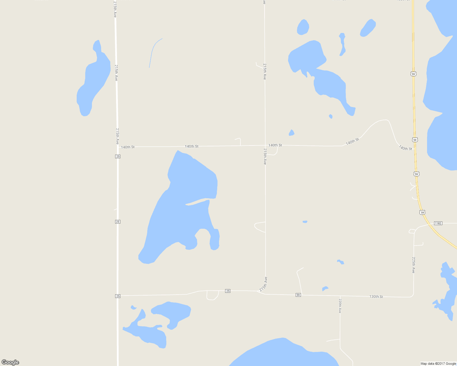 map of restaurants, bars, coffee shops, grocery stores, and more near 13491 215th Avenue in Fergus Falls