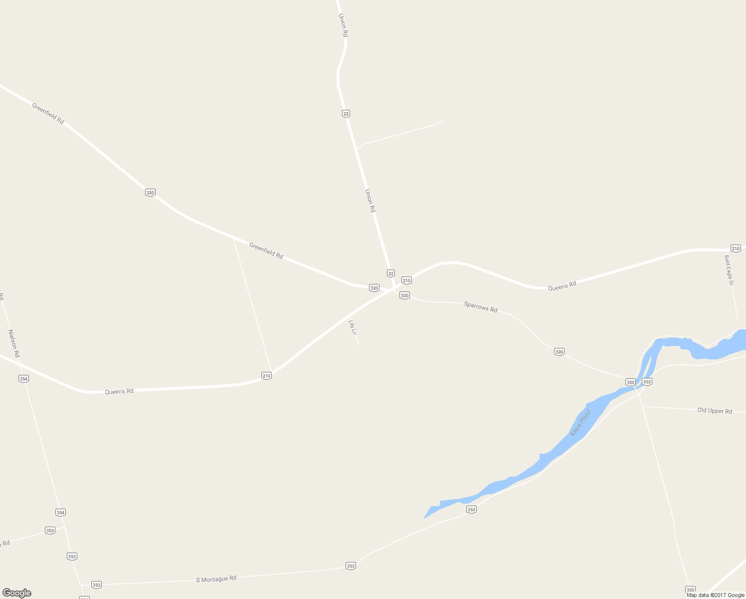 map of restaurants, bars, coffee shops, grocery stores, and more near 742 Queens Road in Montague