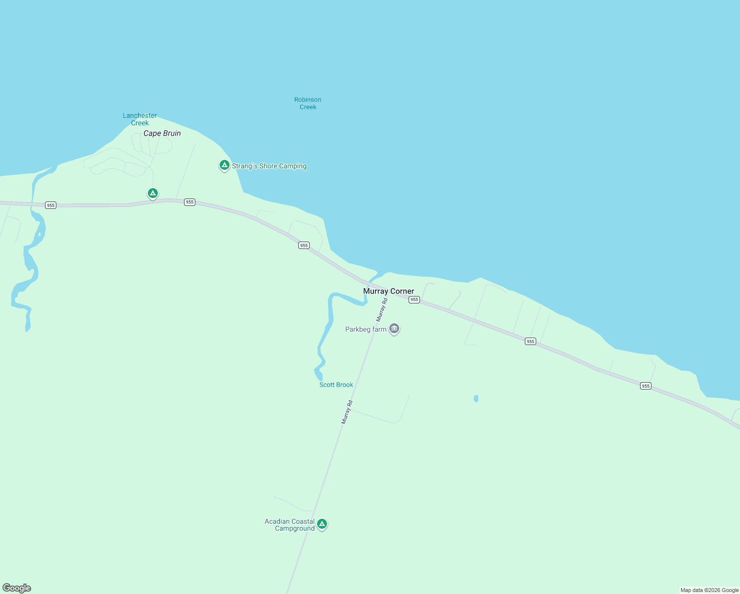 map of restaurants, bars, coffee shops, grocery stores, and more near 5 Murray Road in Little Shemogue