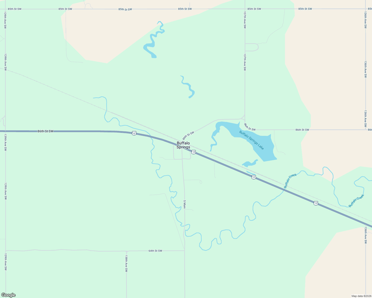 map of restaurants, bars, coffee shops, grocery stores, and more near U.S. 12 in Bowman