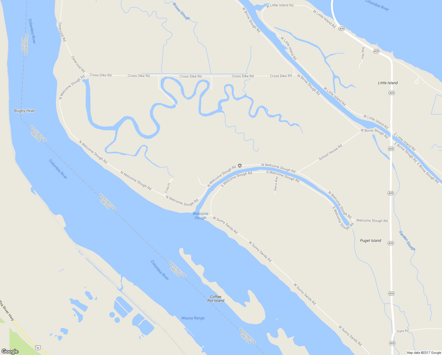 map of restaurants, bars, coffee shops, grocery stores, and more near 211 North Welcome Slough Road in Cathlamet