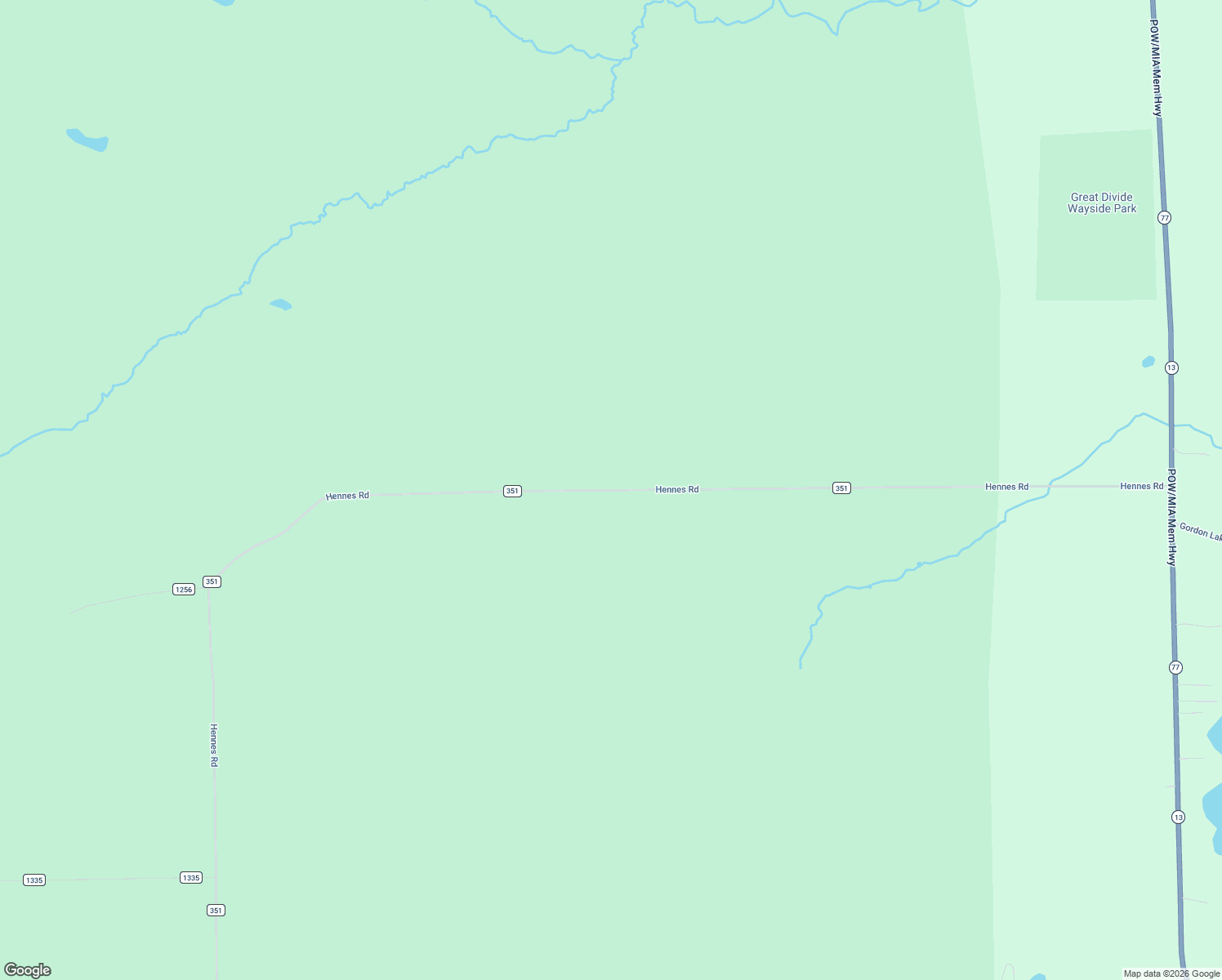 map of restaurants, bars, coffee shops, grocery stores, and more near Hennes Road in Glidden