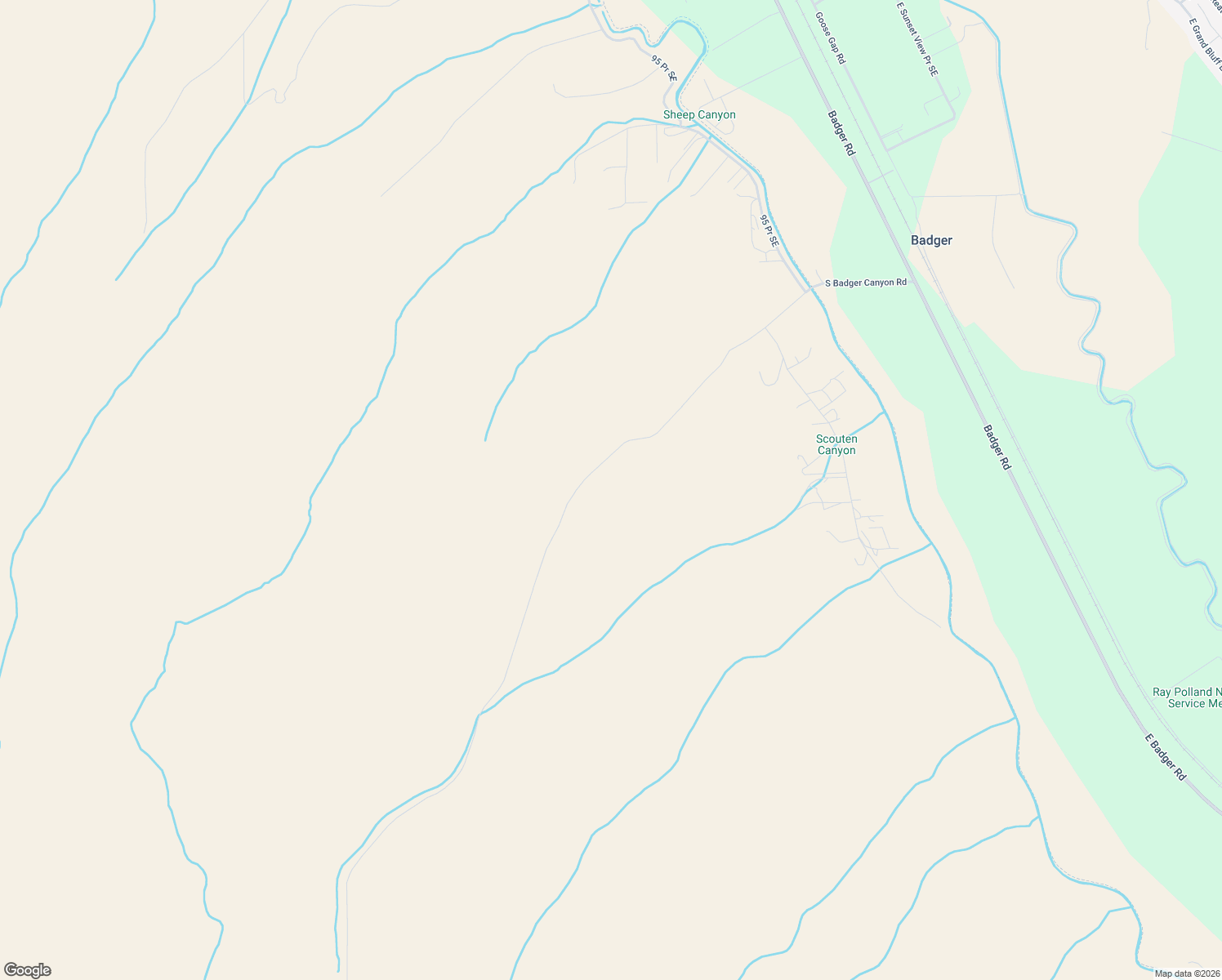 map of restaurants, bars, coffee shops, grocery stores, and more near 15325 South Badger Road in Kennewick