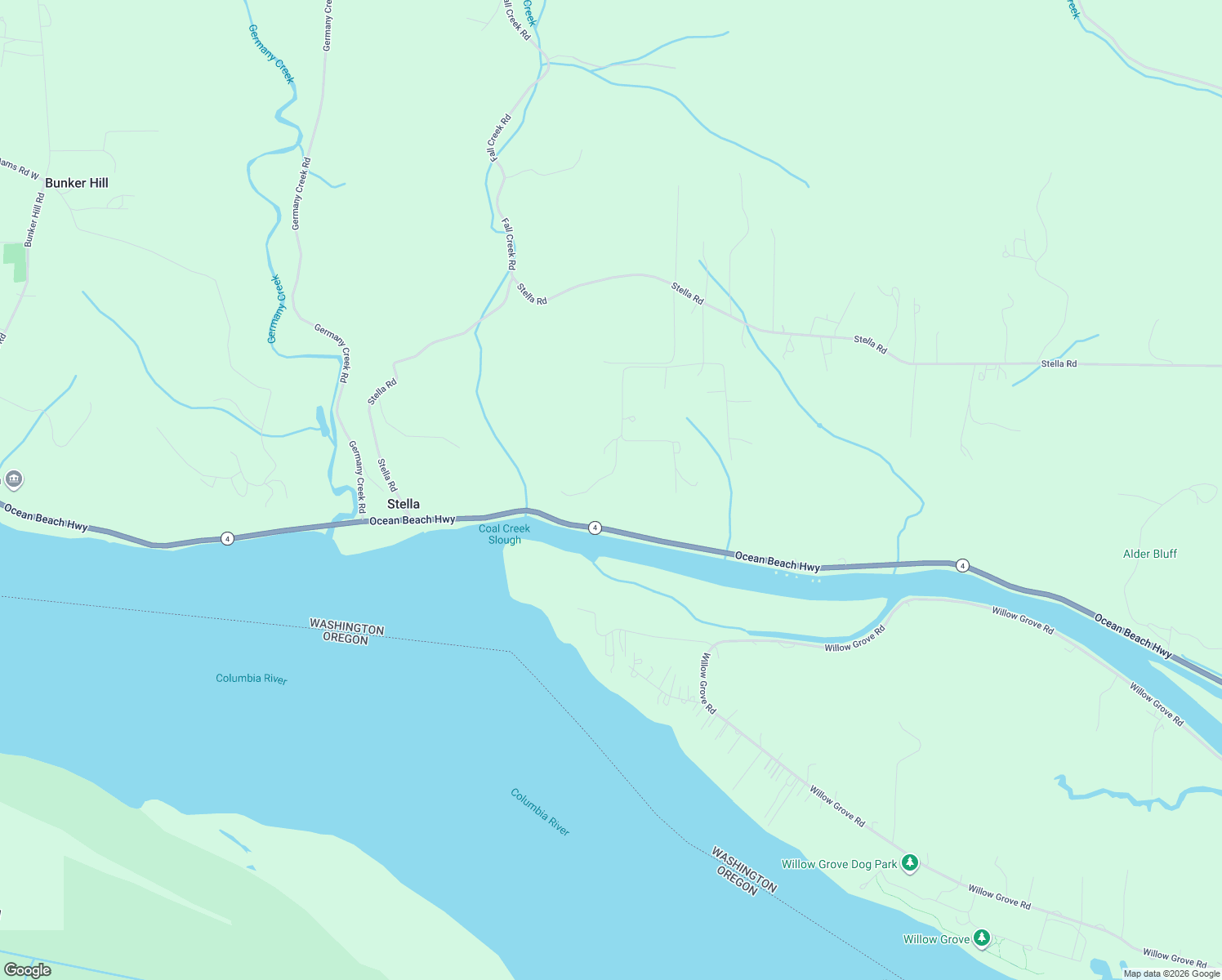 map of restaurants, bars, coffee shops, grocery stores, and more near 145 Newt Estates Road in Longview