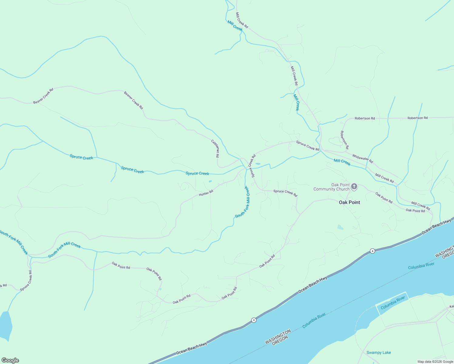 map of restaurants, bars, coffee shops, grocery stores, and more near 172 Hunter Road in Longview