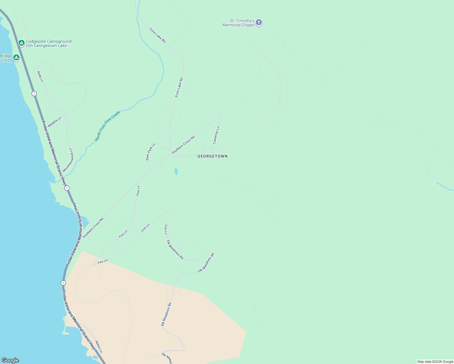 map of restaurants, bars, coffee shops, grocery stores, and more near Old Georgetown in Anaconda