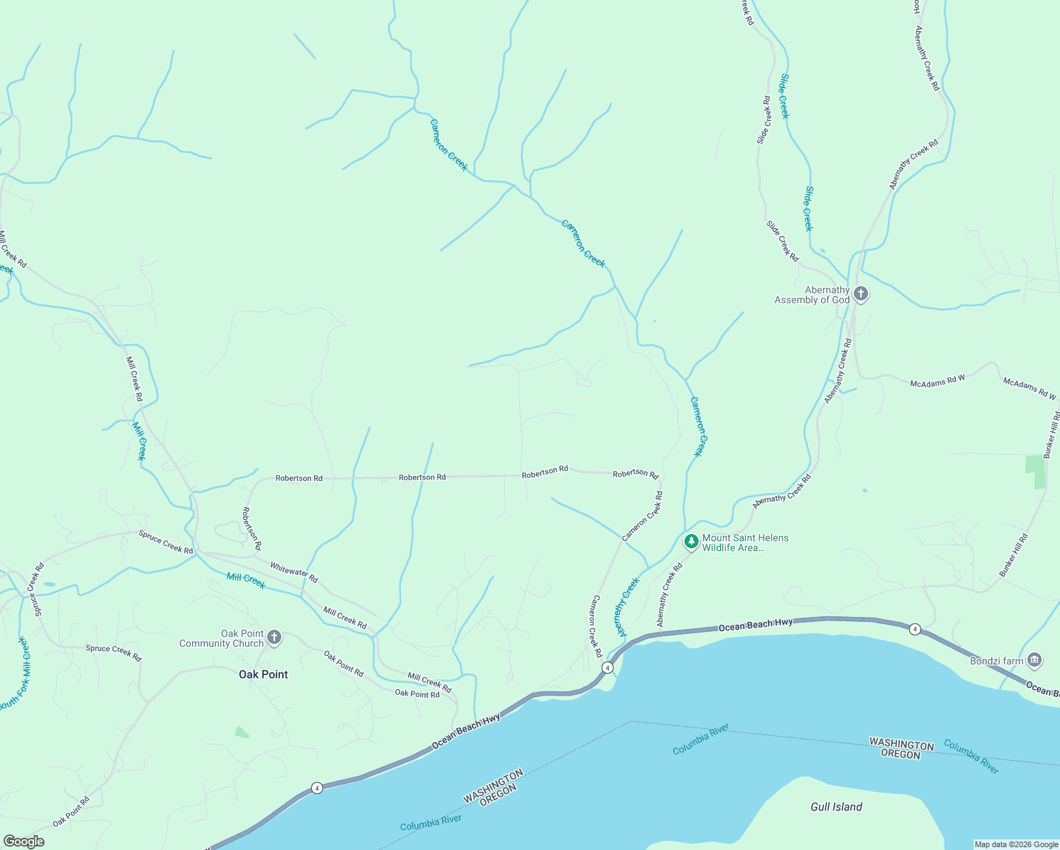 map of restaurants, bars, coffee shops, grocery stores, and more near 152 Crow Butte Road in Longview