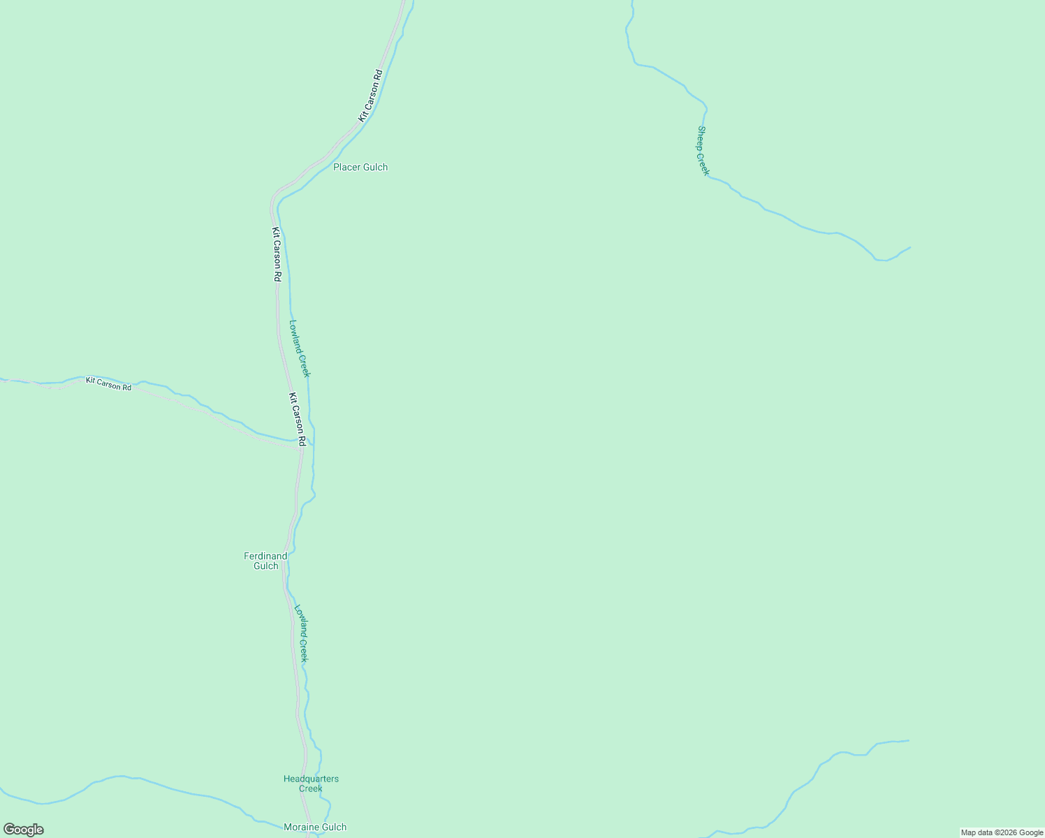 map of restaurants, bars, coffee shops, grocery stores, and more near Kit Carson Road in Butte