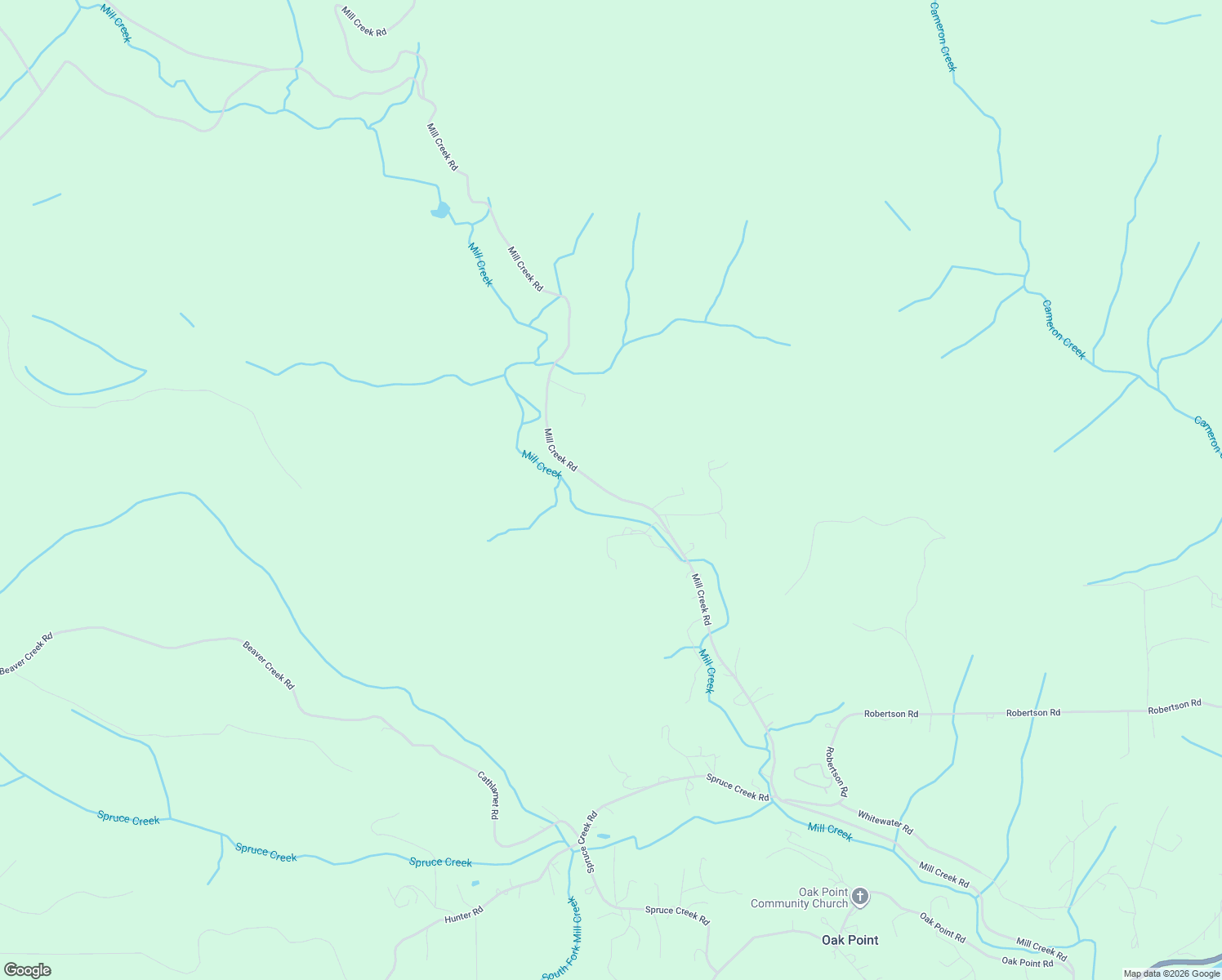 map of restaurants, bars, coffee shops, grocery stores, and more near 423 Mill Creek Road in Longview