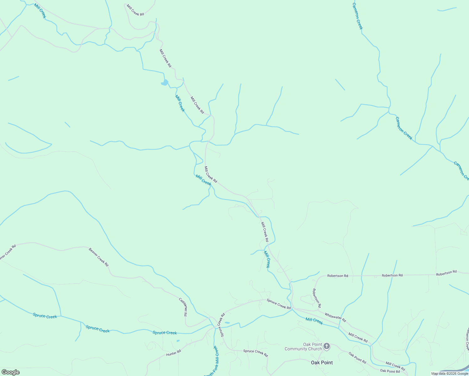 map of restaurants, bars, coffee shops, grocery stores, and more near 423 Mill Creek Road in Longview