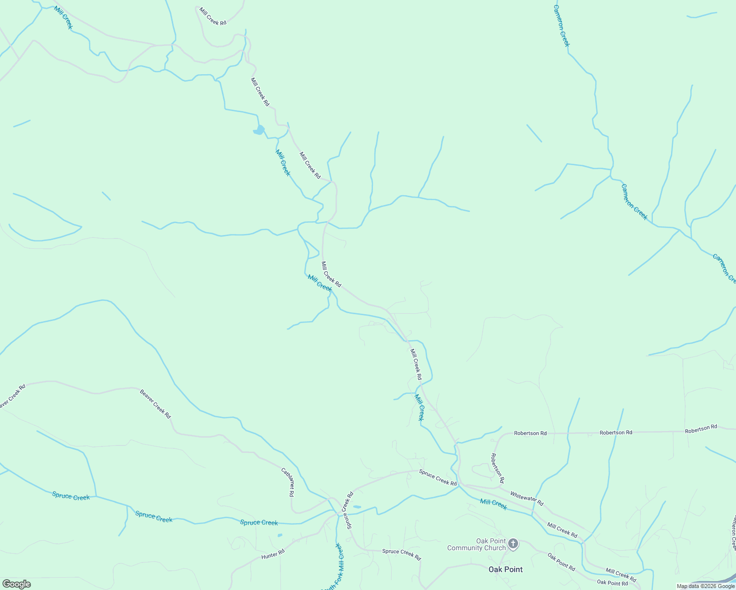 map of restaurants, bars, coffee shops, grocery stores, and more near 423 Mill Creek Road in Longview