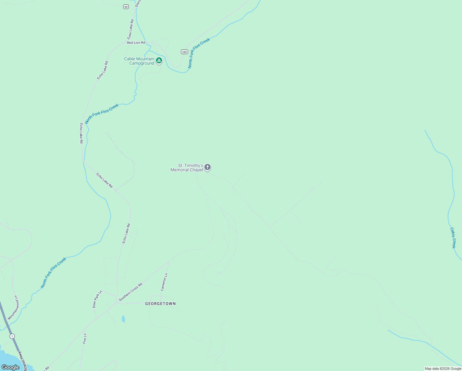 map of restaurants, bars, coffee shops, grocery stores, and more near 2460 Southern Cross Road in Anaconda