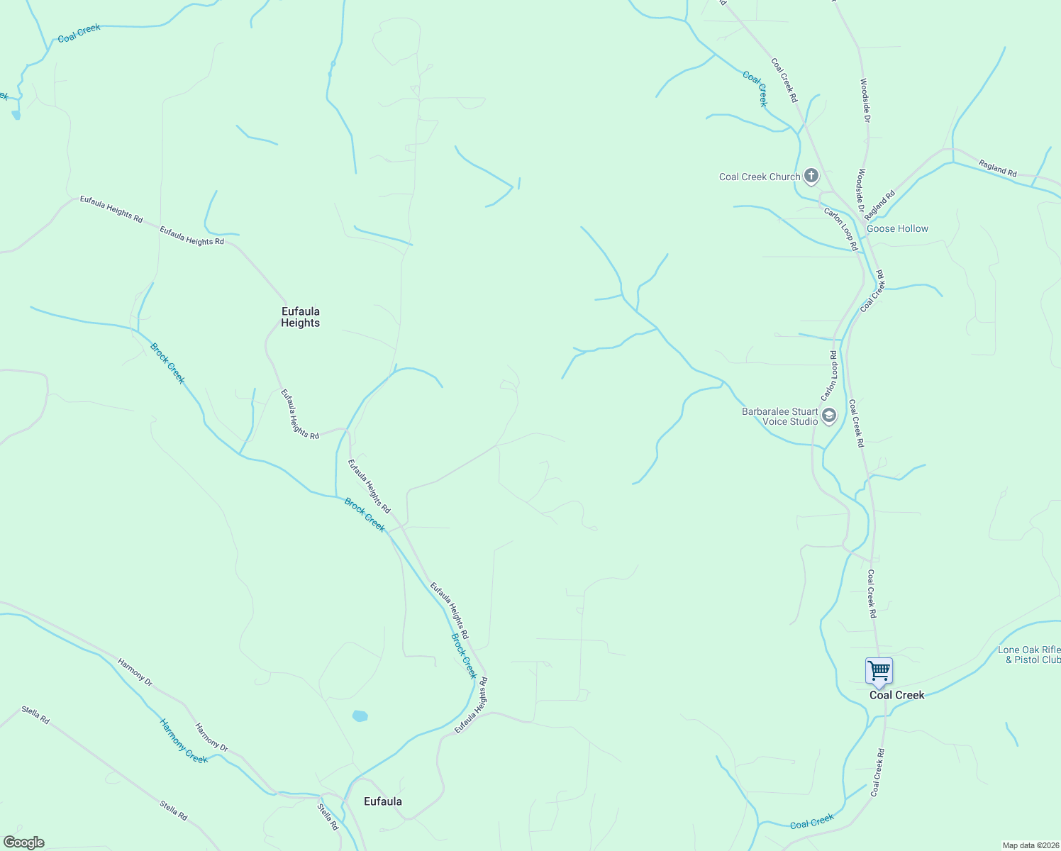 map of restaurants, bars, coffee shops, grocery stores, and more near 207 Jackson Road in Longview
