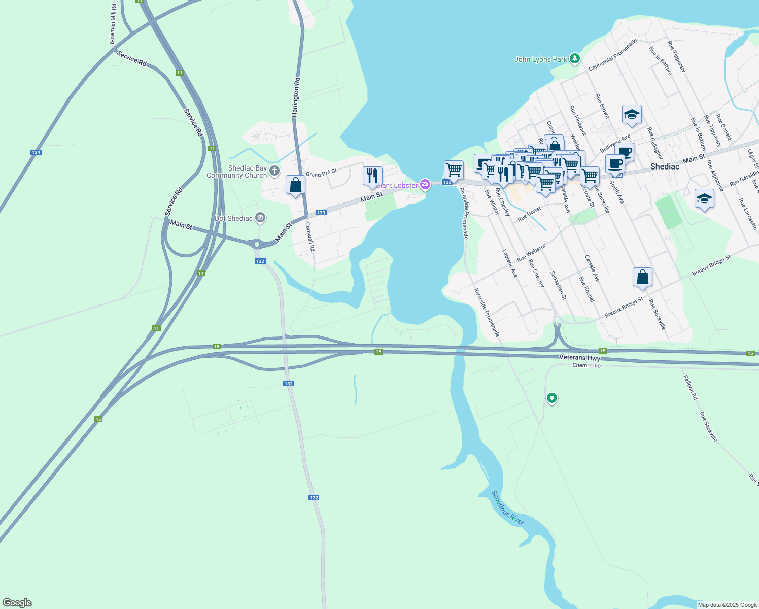 286 Cornwall Road, Shediac NB Walk Score