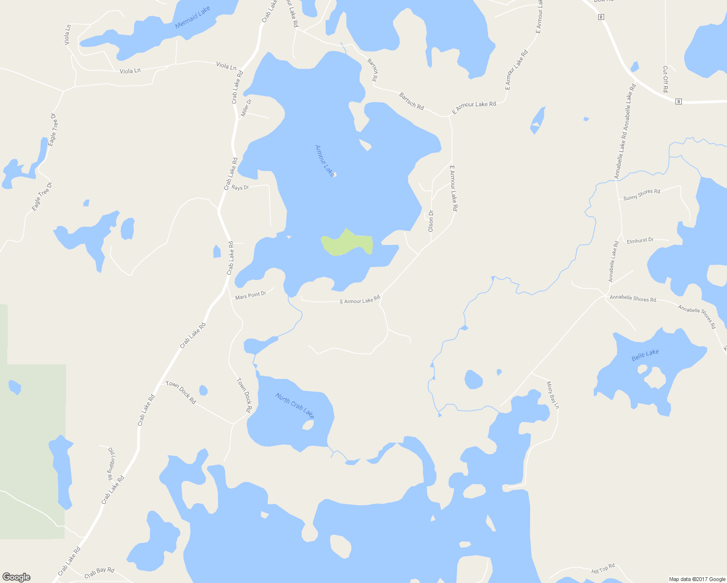 map of restaurants, bars, coffee shops, grocery stores, and more near 7637 East Armour Lake Road in Presque Isle