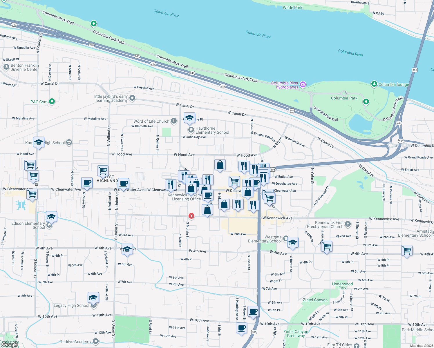 3180 West Clearwater Avenue, Kennewick WA Walk Score
