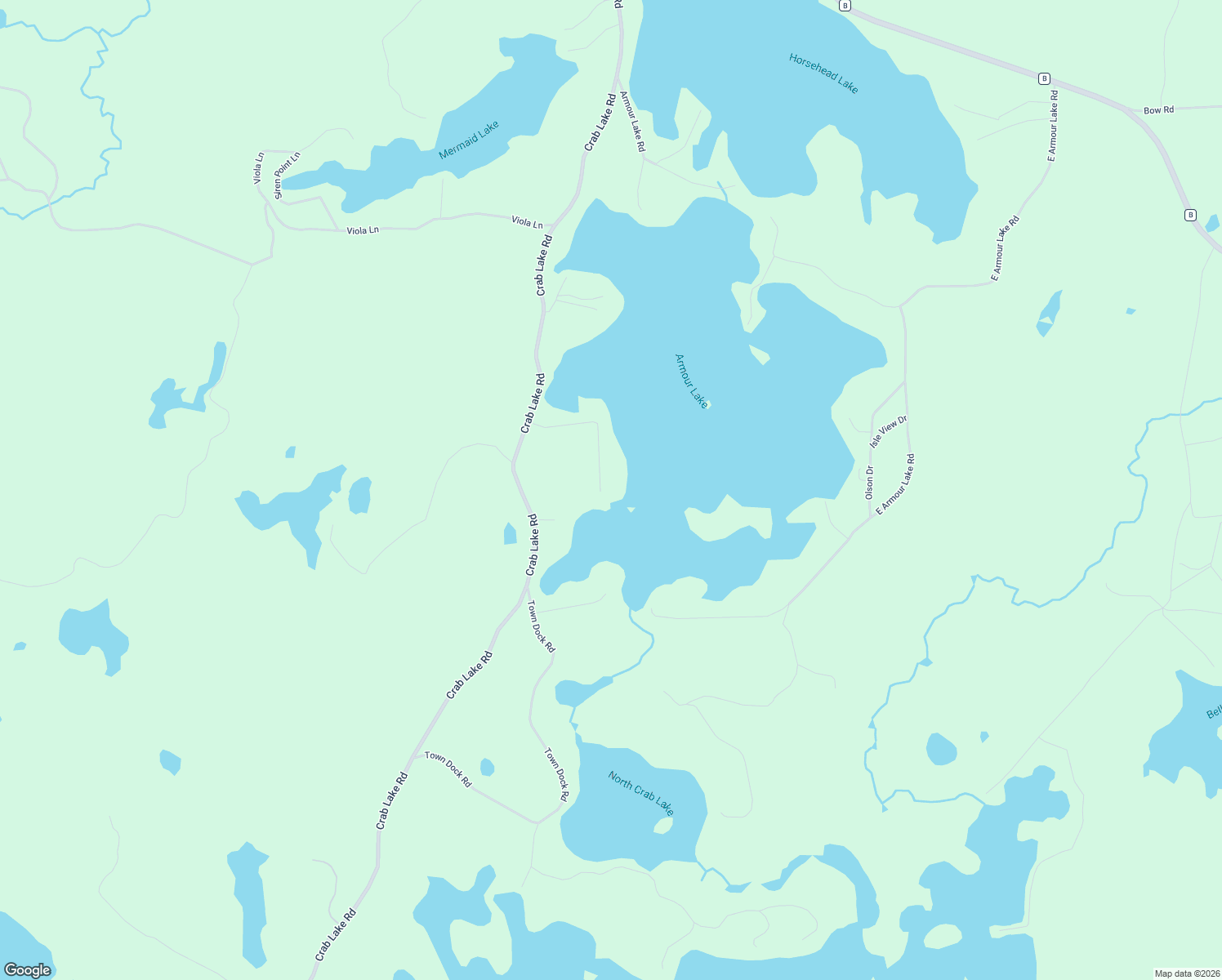 map of restaurants, bars, coffee shops, grocery stores, and more near 11532 Rays Drive in Presque Isle