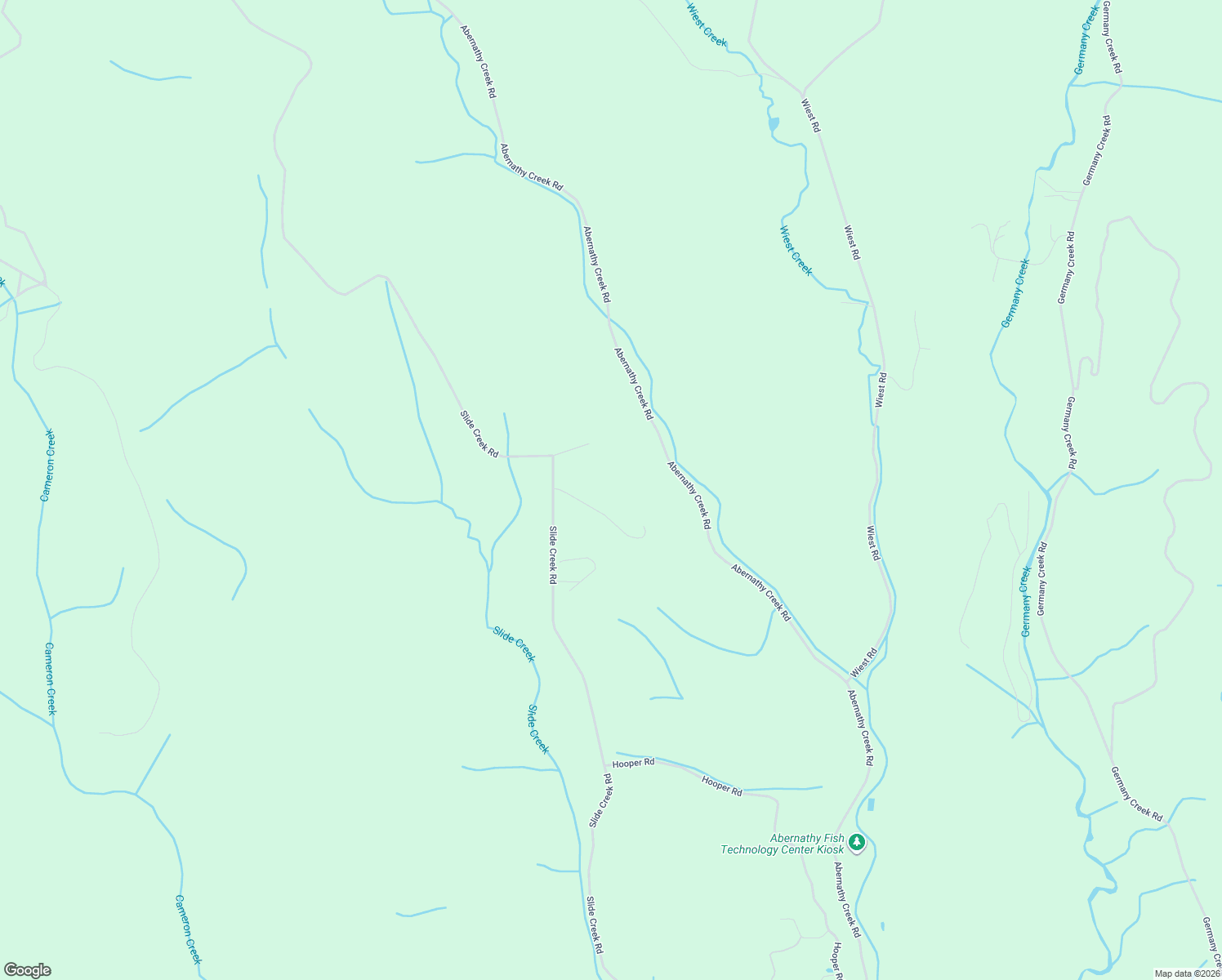 map of restaurants, bars, coffee shops, grocery stores, and more near 1542 Slide Creek Road in Longview