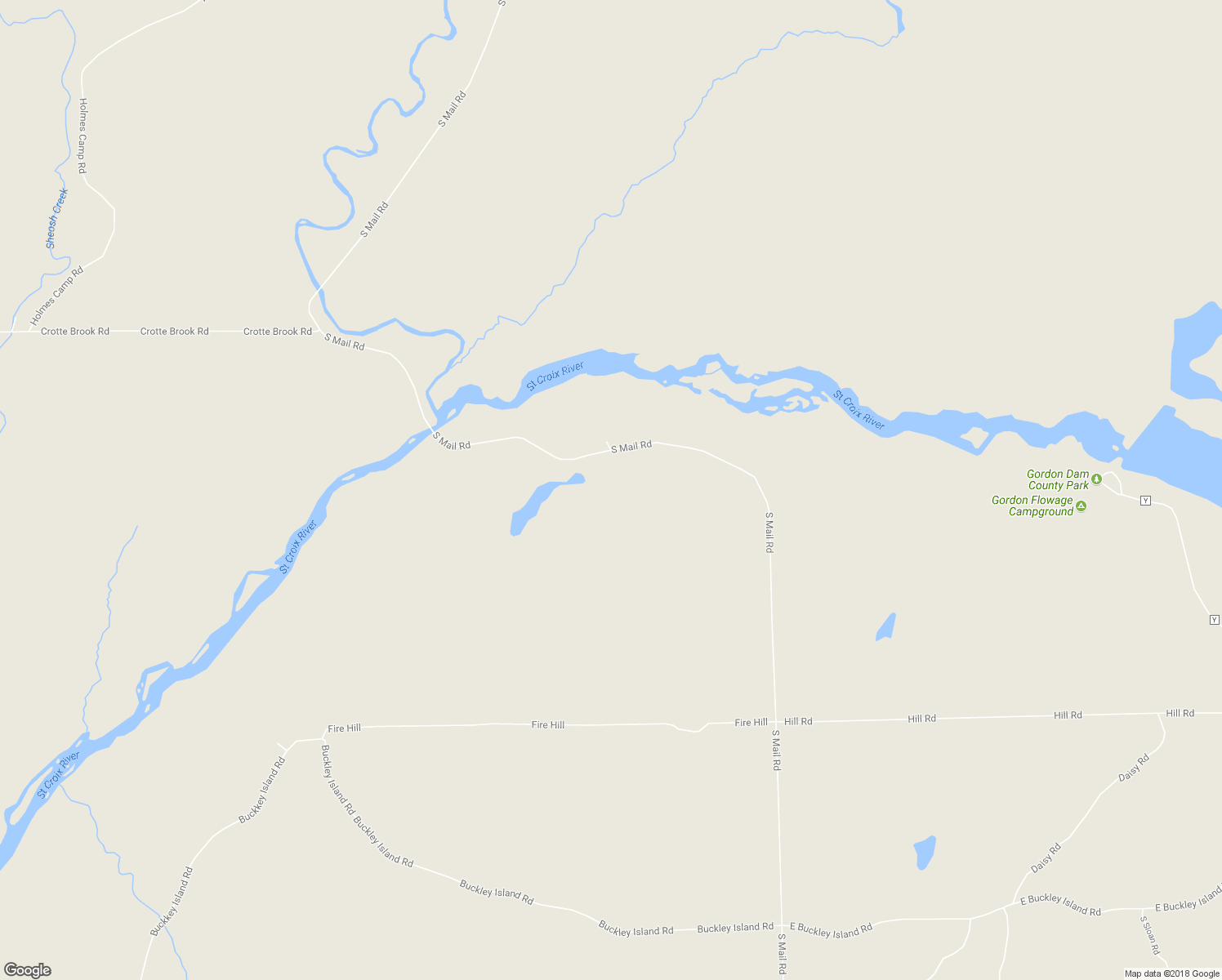 map of restaurants, bars, coffee shops, grocery stores, and more near 14143 South Mail Road in Gordon