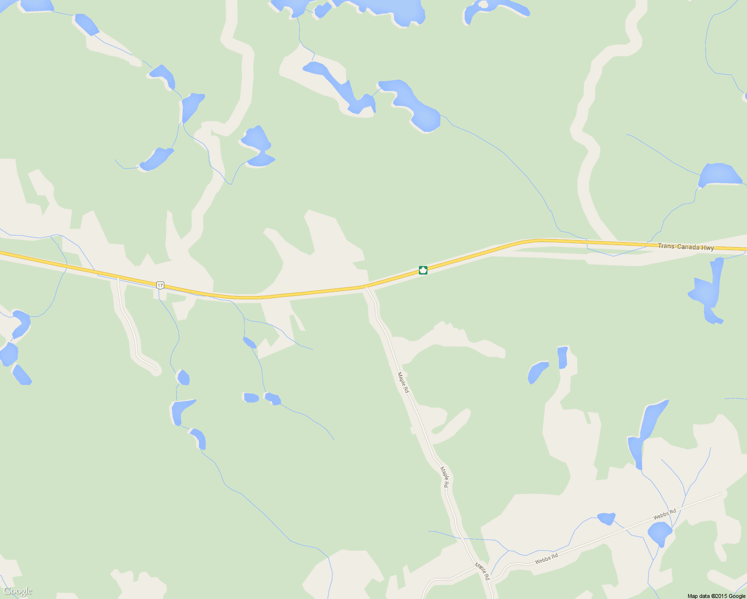 map of restaurants, bars, coffee shops, grocery stores, and more near 0 Maple Road in Bonfield