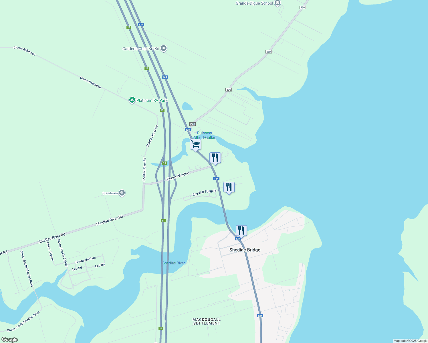 3904 New Brunswick 134, Shediac Bridge NB Walk Score