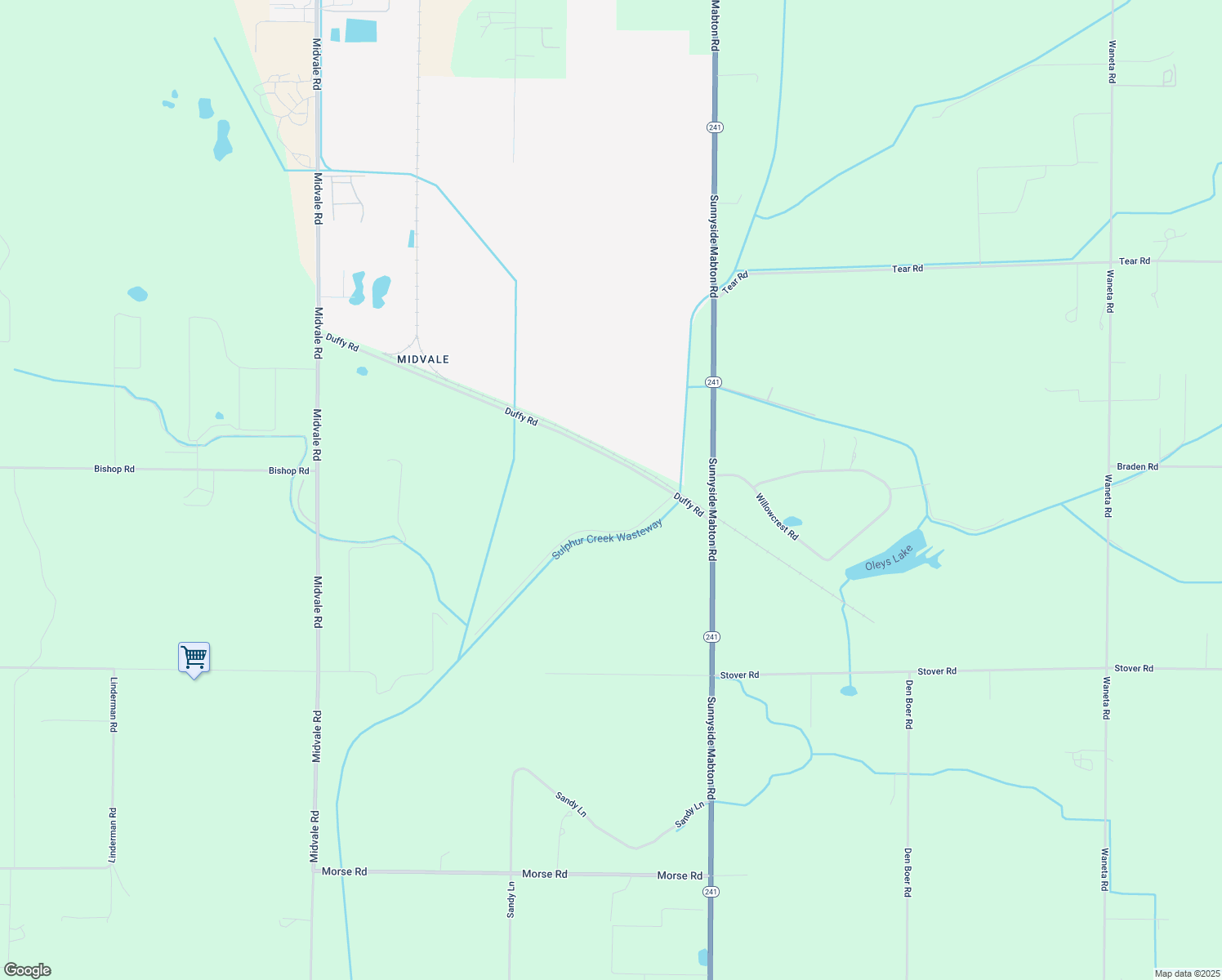 map of restaurants, bars, coffee shops, grocery stores, and more near 280 Duffy Road in Sunnyside