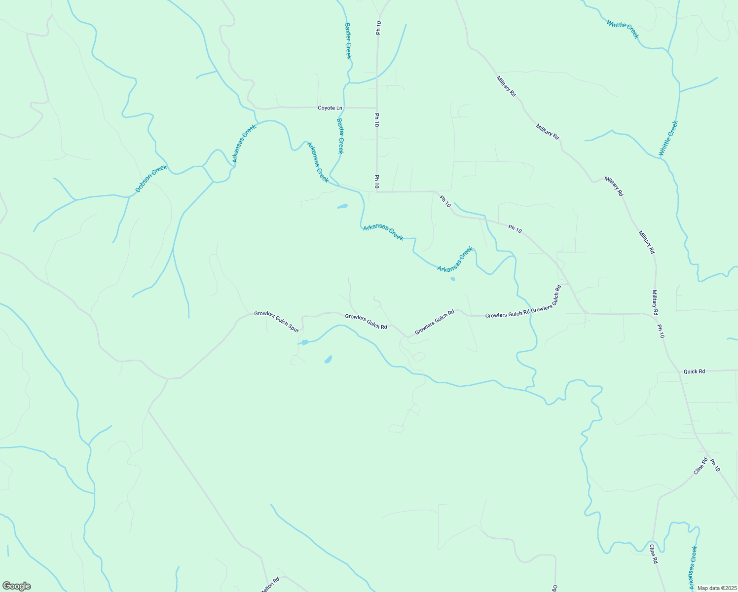 map of restaurants, bars, coffee shops, grocery stores, and more near 518 Growlers Gulch Road in Castle Rock