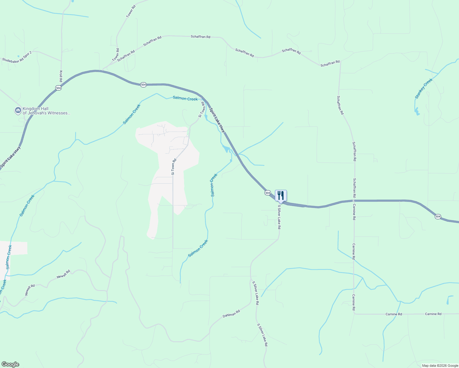 map of restaurants, bars, coffee shops, grocery stores, and more near 207 Ash Mountain Drive in Castle Rock