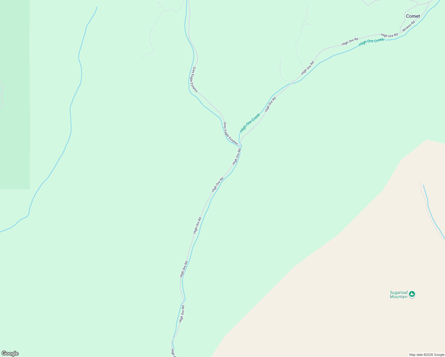 map of restaurants, bars, coffee shops, grocery stores, and more near 217 High Ore Road in Boulder