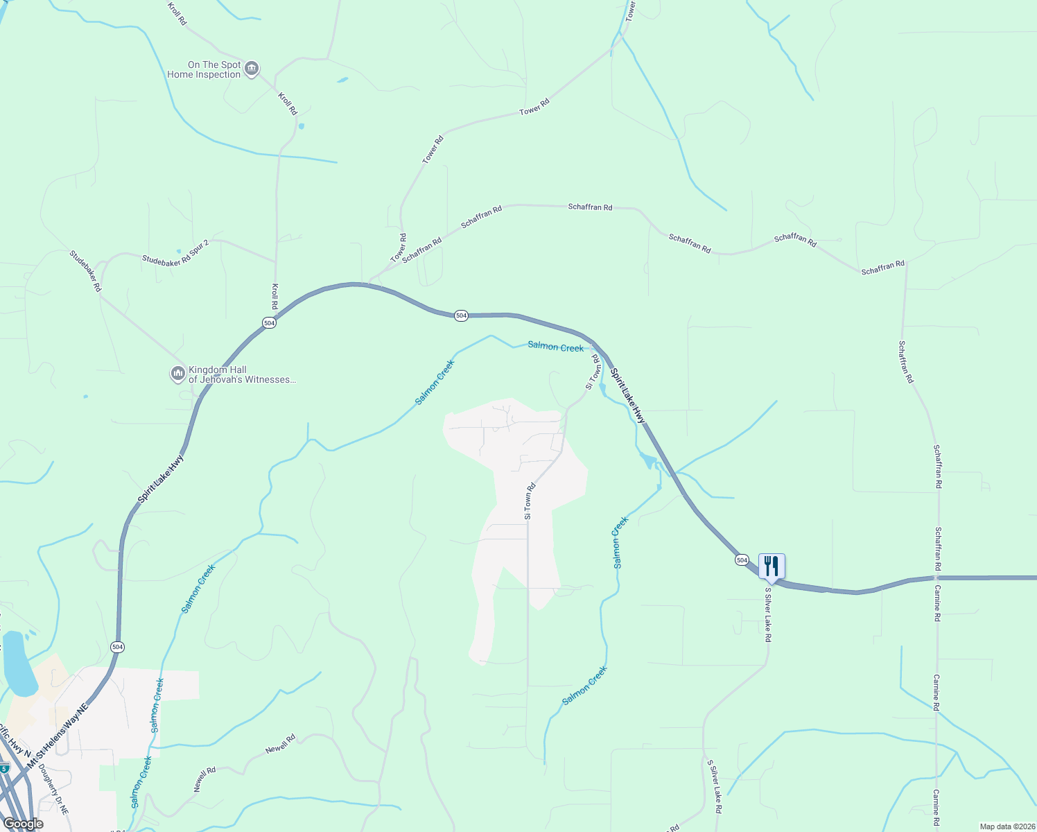 map of restaurants, bars, coffee shops, grocery stores, and more near 118 Timberline Drive in Castle Rock