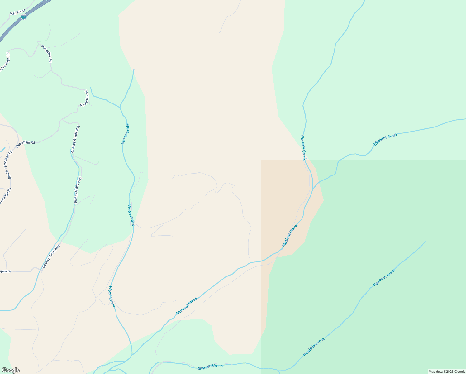 map of restaurants, bars, coffee shops, grocery stores, and more near 61 Nursery Creek Road in Boulder